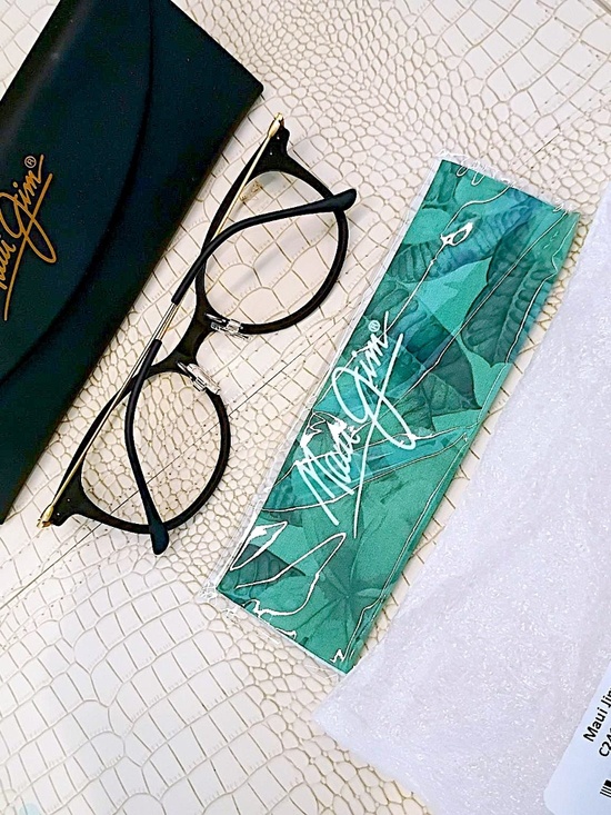 Brand New 100% Authentic Maui Jim C2413 2M Eyeglasses Black 48mm Unisex main image 13